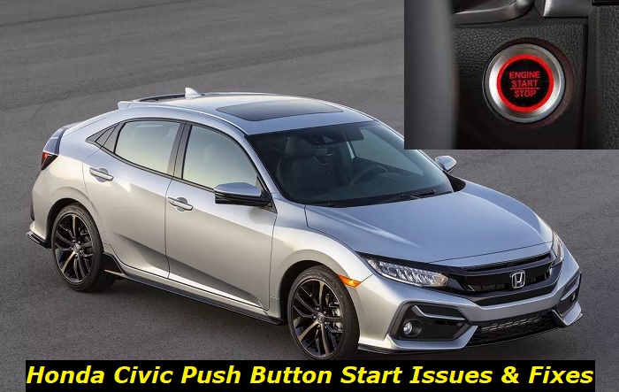 honda civic push button start problems